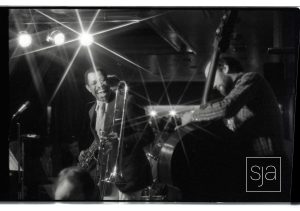 Trombonist and acoustic bassist.