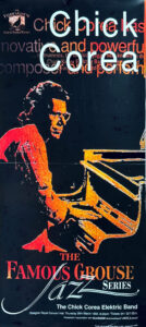 Poster advertising a Chick Corea concert