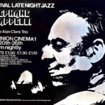 Gig poster - Stephane Grappelli at the Dominion Cinema