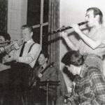 Five men playing jazz.