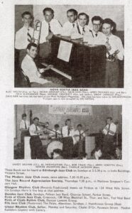 Promotional flyer: Nova Scotia Jazz Band, Sandy Brown's Jazz Band.