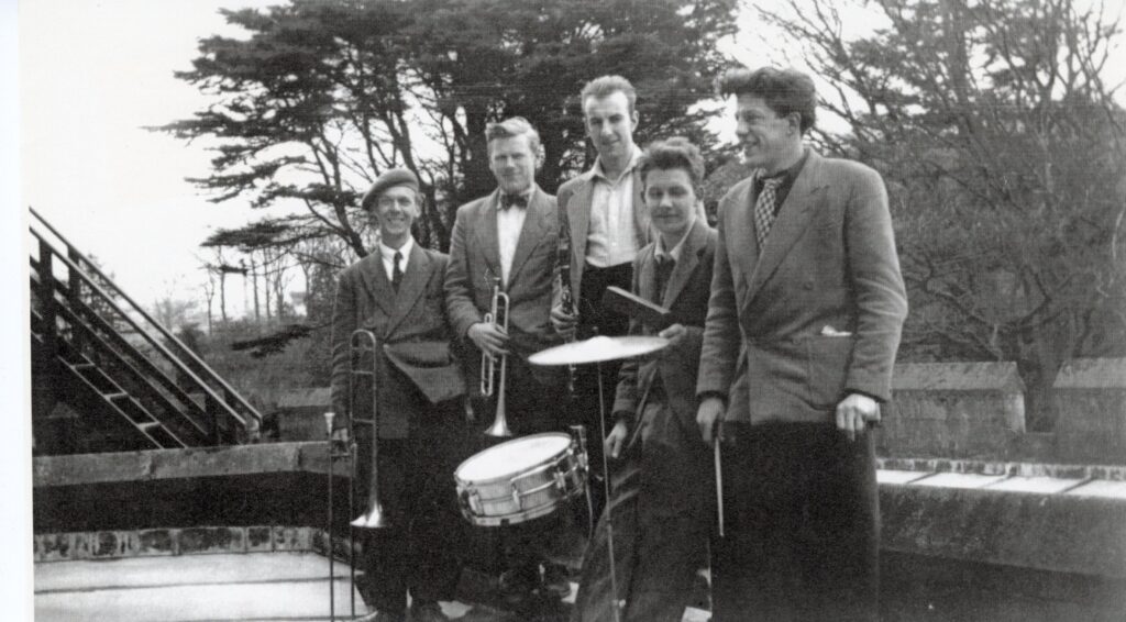 1950s band portrait.