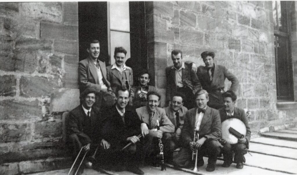 1950s band portrait.