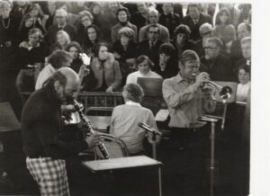Musicians on stage.