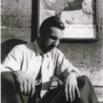Photograph of musician from the late 1940s.