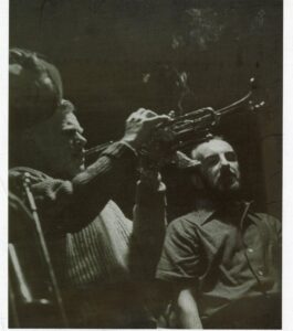 Three jazz musicians.