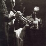 Three men playing jazz in the 1960s