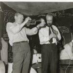 Two men playing jazz.