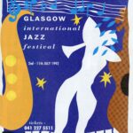 1992 Glasgow International Jazz Festival brochure front cover.