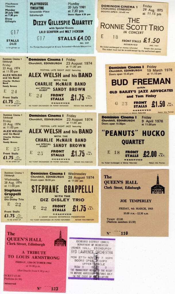 Ticket stubs