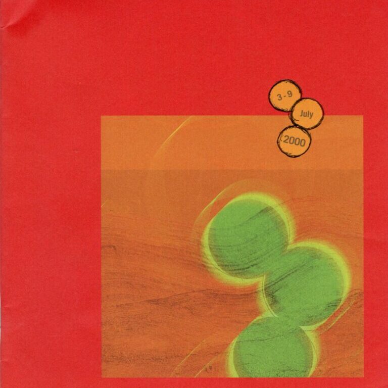 2000 Glasgow International Jazz Festival brochure front cover.