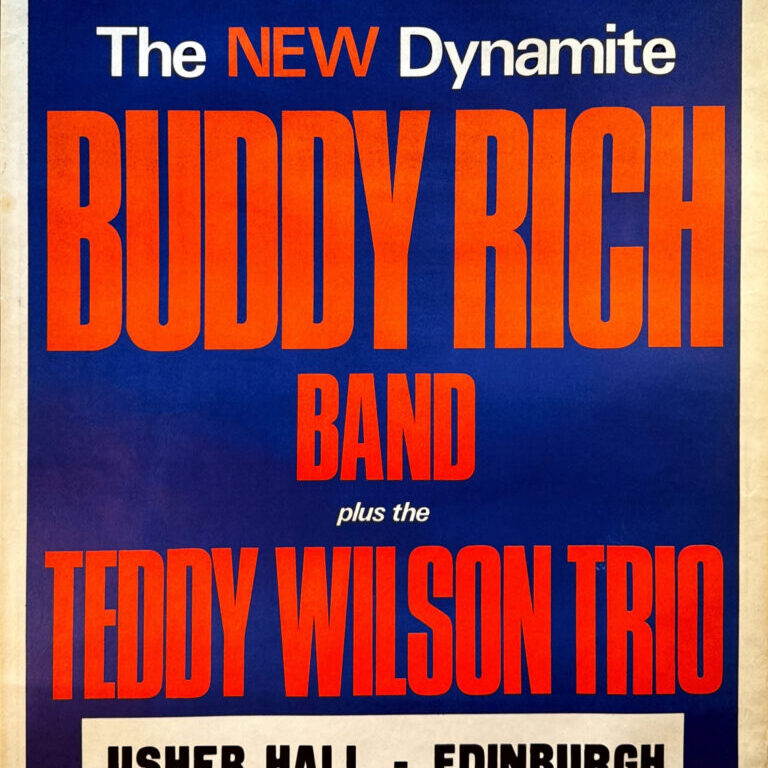 Gig poster - Buddy Rich Band plus the Teddy Wilson Trio